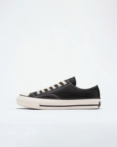 【新品】CONVERSE ADDICT チャックテイラー 27.5cm 9 ブラック レザー LEATHER OX BLACK 黒 コンバース アディクト ALL STAR オールスター