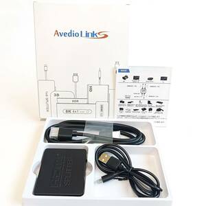 「一円スタート」avedio links 4K HDMI スプリッター 1入力2出力「1円」AKI01_3961