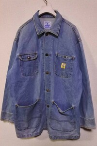 LADY Wrangler BLUE BELL ラングラー ブルーベル デニム カバーオール ジャケット size M-L 日本製