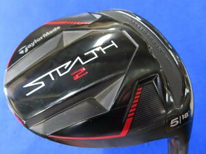 【中古・訳あり/試打用・刻印あり】テーラーメイド 2023 STEALTH-II(ステルス2) フェアウェイウッド　5W（18°）【S】TOUR AD CQ-6★HCなし