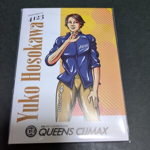 【未使用・未開封】競艇 QUEENS CLIMAX　4123 細川裕子選手イラスト入りスマホスタンド