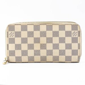 LOUIS VUITTON ルイヴィトン ダミエアズール N60019 ジッピーウォレット ラウンドファスナー 長財布 #17703