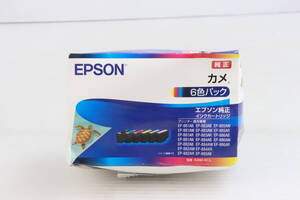 1円～/未使用品★2026.08 EPSON 純正 インクカートリッジ カメ KAM-6CL 6色パック エプソン インク プリンタ用サプライ D940