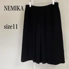 NEMIKA 黒 プリーツスカート サイズ11