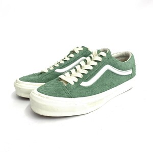 未使用品◆VANS バンズ OG STYLE スニーカー US9◆ グリーン スエード メンズ 靴 シューズ sneakers