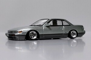 絶版 希少 レア 1/64 64コレクション 日産 シルビア 改 S13 深リム ロンシャン シャコタン カスタム 改造 ツライチ ネオクラ デートカー