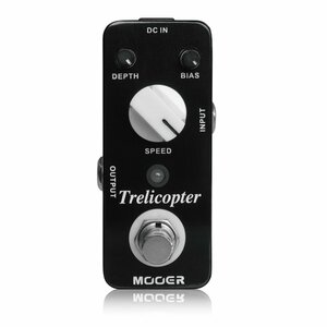 最落無し! Mooer Trelicopter　/ a47038　クラシックなオプティカルタイプのトレモロペダル！　1円