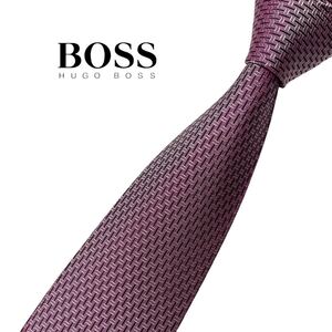 HUGO BOSS ネクタイ ナロータイ 小紋柄 ヒューゴボス USED 中古 m1719