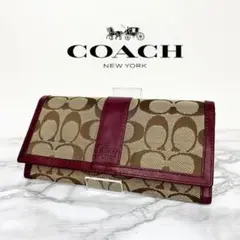 T82 COACH コーチ シグネチャー 長財布