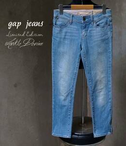 ギャップ gap jeans Limited Edition サイドジップ スキニー スリム アンクルデニム ジーンズ 00 S相当 W73 H86 L62