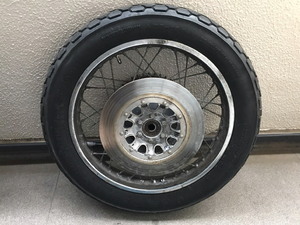 スズキＧＳ７５０純正リアホイール・ローター・スプロケット付き（ＧＳ１０００・ＧＳ４００）