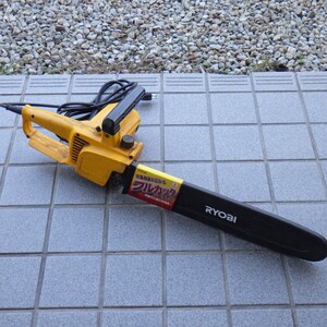 RYOBI/リョービ 「チェーンソー/AC-14」電動工具/剪定/刈り込み/枝切りなど/オイルなし/動作確認済み　12