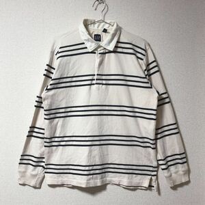 90s 90年代　GAP ギャップ　オールドギャップ　ラガーシャツ　ボーダー　Lサイズ