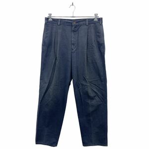 DOCKERS チノパンツ W36 ドッカーズ クラシックフィット タック入り コットン ネイビー 古着卸 アメリカ仕入 2311-659