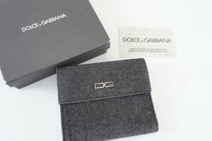 DOLCE＆GABBANA ドルチェ&ガッバーナ ドルガバ*デニム　財布　折り財布