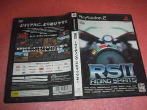  中古 傷有 PS2 RS ２ ライディングスピリッツ ライディング スピリッツ 2 動作保証 同梱可