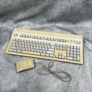 【動作未確認】Apple Extended Keyboard Ⅱ/Desktop Bus Mouse アップル キーボード マウス M3501 G5431 レトロ (RS-069)