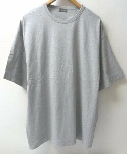 ◆WIRROW ウィロウ 22ss over tee クルーネック オーバーサイズ Tシャツ グレー系 サイズ3　美品