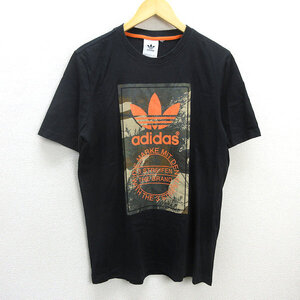 G■アディダス/adidas カモ シュータン Tシャツ/GD5951【XL】黒/men