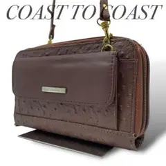 良品 COAST TO COAST 2wayレザー型押し ウォレット