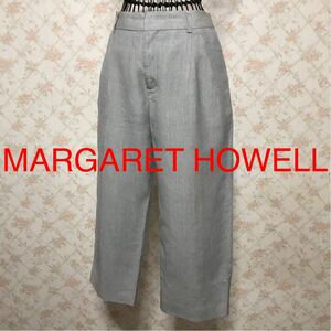 ★MARGARET HOWELL/マーガレットハウエル★極美品★ワイドパンツⅡ(M.9号)