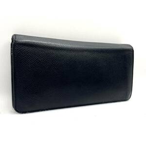 【371】1円〜 特価 LOUIS VUITTON/ルイヴィトン M32572 タイガ ポルトフォイユブラザ 二つ折り 長財布 黒/ブラック系（アルドワーズ）