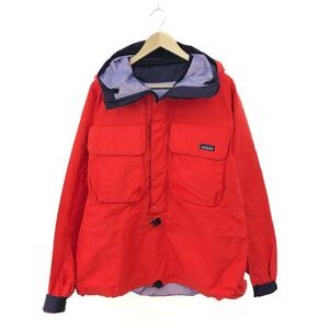 ◆patagonia パタゴニア ナイロンジャケット サイズ:L◆ レッド メンズ スカノラックプルオーバージャケット アウター 85303 90s