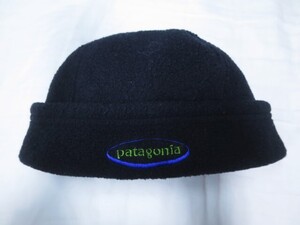 USA製 patagonia シンチラ ビーニー キャップ L ブラック 2002 00 SP02 パタゴニア