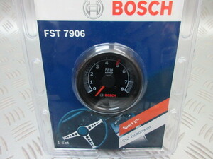 Bosch7906Tacho.ボッシュ製 タコメーター 2.5/8inch NEW Custom！ Bosch Performance　旧車！