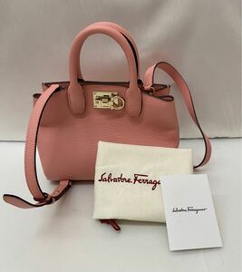 20241024【Salvatore Ferragamo】サルバトーレフェラガモ The Mini Studio Bag ショルダーバッグ 2way