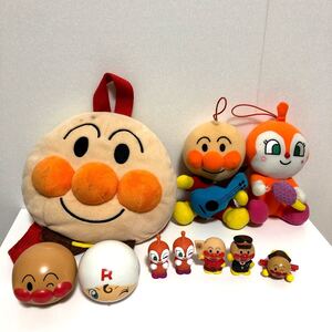 中古★アンパンマン リュック ぬいぐるみ おもちゃ セット ★