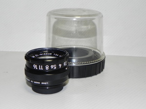 Nippon Kogaku EL-NIKKOR 50mm/f 2.8 レンズ(ジャンク品)*