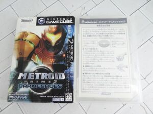 ゲームキューブ メトロイドプライム2 ダークエコーズ ケース スリーブ付 取説欠品　m