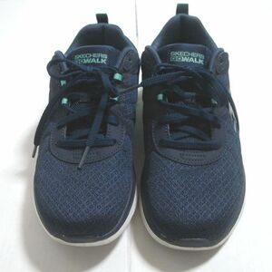 LEAF CLUB ♪SKECHERS　スケッチャーズ　スニーカー　ネイビー　レディース　24cm