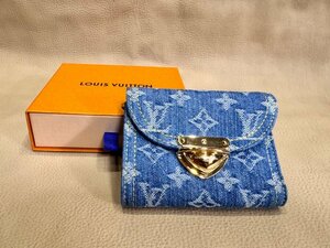 未使用 ☆LOUIS VUITTON（ルイ・ヴィトン） ☆彡 京都大丸購入品 M82959 ポルトフォイユヴィクトリーヌ財布 コアラ金具 デニム