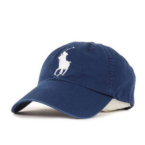 美品 POLO Ralph Lauren ポロ ラルフローレン キャップ / 18SS ビッグポニー ツイル 6パネルキャップ / ネイビー 紺 ONE SIZE / ブランド