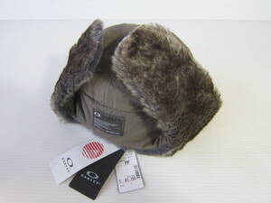 新品◆オークリーoakley FGL PILOT CAP FA パイロット キャップ ブラウン茶 起毛 防寒 保温 登山キャンプ 冬山トレッキング アウトドア帽子