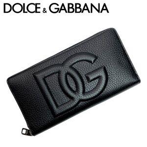 DOLCE&GABBANA ドルチェ＆ガッバーナ 長財布 小銭入れあり ジッパーアラウンド ブラック bp1672-at489-80999 ブランド