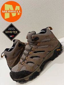 ★防水★透湿★MERRELL★メレル★MOAB MID GORE-TEX★モアブミッドゴアテックス★トレッキングシューズ★J87311★グレー★US7.5★25.5cm