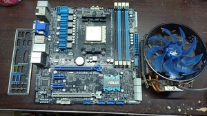 ASUS F2A85-M PRO マザーボード CPU AMD A10-6700 Socket FM2 CPUクーラー付き 通電確認済み サーバー 等に