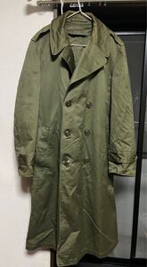 vintage 50s us army ミニタリー　ロングコート　アメリカ軍　60s 70s 80s 古着　レトロ　アンティーク　ビンテージ　トレンチコート