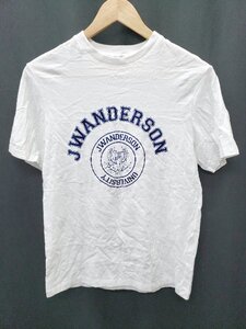 ◇ JW Anderson　JWアンダーソン 半袖 Tシャツ カットソー ホワイト　ブルー レディース P