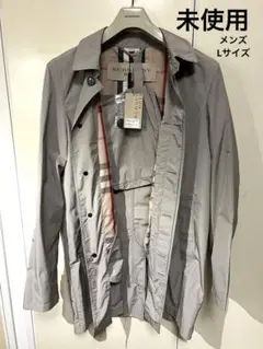 【未使用】  BURBERRY BRIT  メンズレインコート     Lサイズ