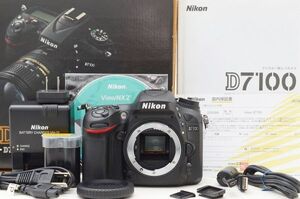 ☆極上美品☆ Nikon ニコン D7100 ボディ 元箱 付属品 Shot数 僅か 5,500枚前後！ ♯24102803