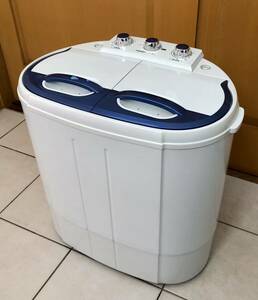 ベルソス 小型洗濯機 二槽式洗濯機 VERSOS VS-H011 ブルー 持ち運び オフィス 極洗