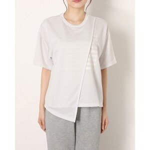 PUMA プーマ 849118 レディース フィットネス 半袖Tシャツ ACTIVE+ リラックス Tシャツ ホワイトヘザー L