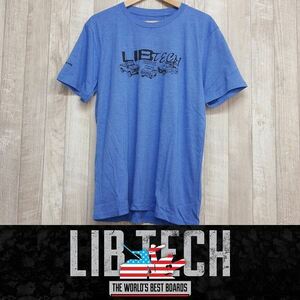 【新品:SALE】20 LIBTECH PICK UP STICK TEE - BLUE S Tシャツ 正規品