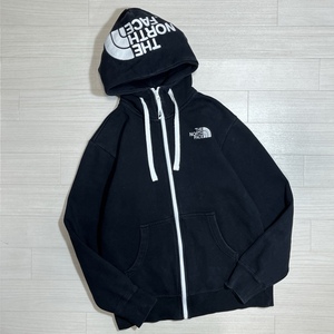 THE NORTH FACE/ザ ノースフェイス/Rear View Full Zip Hoodie/リアビューフルジップフーディ/NT11930/ブラック×ホワイト/ジップパーカー