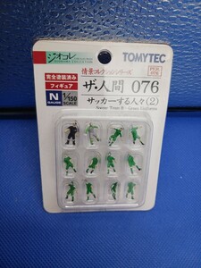 ★送料無料 即決有★ TOMYTEC トミーテック ジオコレ 情景コレクション ザ・人間 076 サッカーする人々 (2)