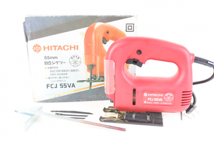 【動作OK】HITACHI FCJ 55VA 日立ジグソー 電動工具 大工 切断機 日曜大工 DIY _E_B0606-I028 